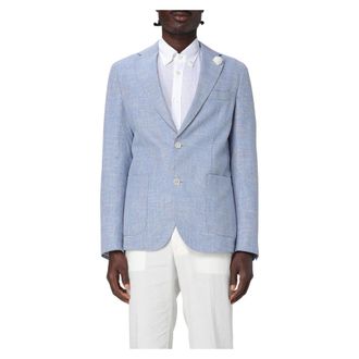 HUGO BOSS Hugo, Blazers, male, Blue, Size: XL Stylish C-Hanry Jacket for Men