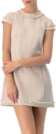 Ivonne Frayed Hem Short Dress in Multicolor at Nordstrom, Size 10