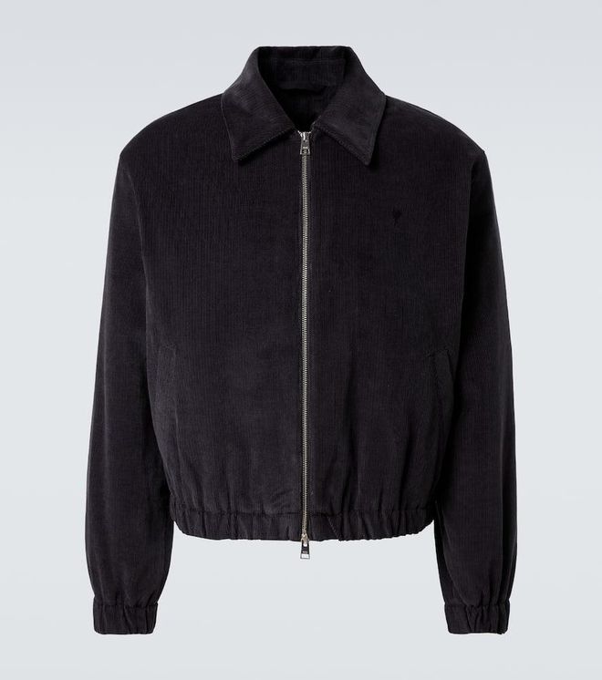Ami de Coeur cotton corduroy blouson jacket