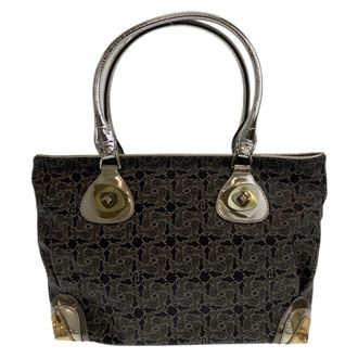 Celine Gray Multi-Color Pvc Shoulder Bag Tote Bag (Pre-Owned)