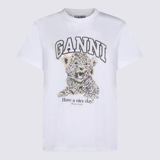 Ganni T-Shirts And Polos Brown