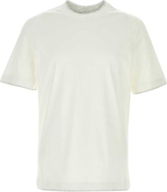 Brunello Cucinelli White Cotton T-shirt