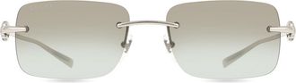 Gucci GG1703S 007 Mens Sunglasses Silver Size 55