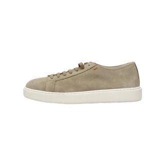 Santoni Sneakers - Heren - Schoenen - Beige - Maat: 42 EU