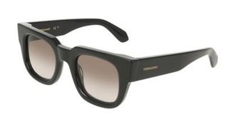 Ferragamo Grey Gradient Rectangular Mens Sunglasses SF2106S 001 49