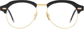 Thom Browne unisex, Accessoires, Zwart, Maat: 55 MM