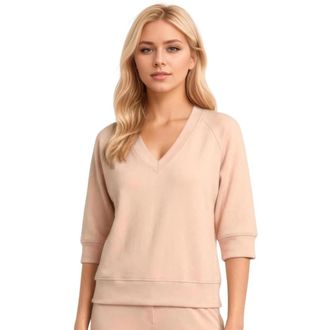 Am&eacute;lie & Am&eacute;lie Barcelone Top - Dames - Sweatshirts - Beige - XL - Hoodies & sweatvesten