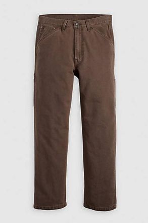 Levi's Pantalones rectos 568 Loose Carpenter - Hombre - 26X32 - Marr&oacute;n / Crackin Bracken Carpenter