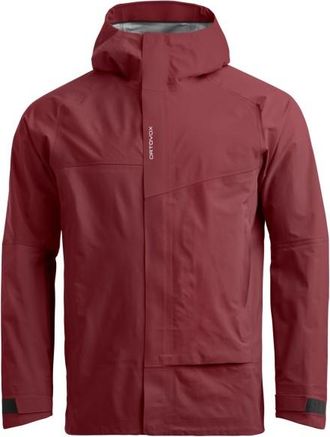 Ortovox Seceda 3L Jacket Hardshelljacke f&uuml;r Herren | rot