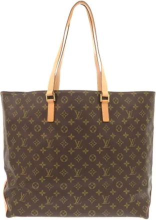 Louis Vuitton Tweedehands Canvas Louis Vuitton tassen - Dames - Vintage Shopper - Bruin - ONE Size - Vintage