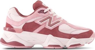 New Balance Girls 9060 - Girls Grade School Running Shoes Pink Granite/Washed Burgundy Size 3.5