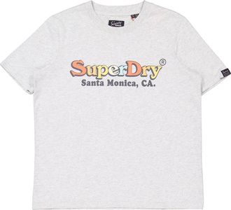 Superdry Rainbow Logo Cotton T-shirt, Brand Size 14 (US Size 10)