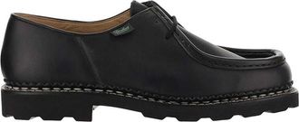 Paraboot Black Leather Lace Up Shoes