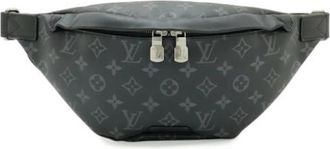 Louis Vuitton Pre-owned Monogram Eclipse Fanny pack - Dames - Vintage Heuptassen - Zwart - ONE Size - Leer - Vintage