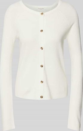 Christian Berg Strickjacke mit Knopfleiste in Offwhite, Gr&ouml;&szlig;e XXL