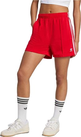 adidas (WMNS) adidas Firebird Shorts Asia Sizing Red White IY7207