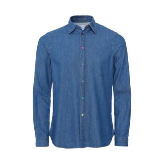 Paul Smith LS Shirt - Heren - Overhemden - Blauw - Maat: 2XL Katoen