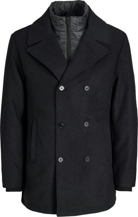 Jack & Jones Jack & Jones Jas winter Detroit Peacoat Jacket Zwart
