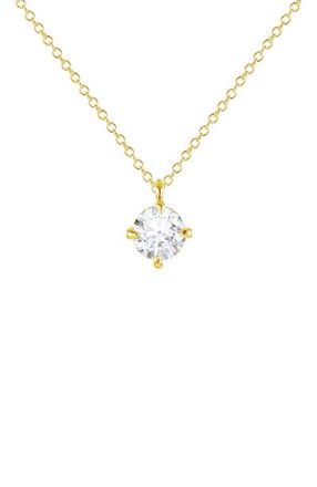 Untamed Petals Joelle Crystal Pendant in Gold at Nordstrom