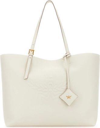 MCM Shoulder Bags - Dames - Shoppers - Wit - ONE Size - Leer - Tassen