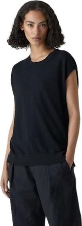 Closed Zwart Mouwloos T-shirt - Dames - T-shirts - Zwart - M - Katoen - Tops