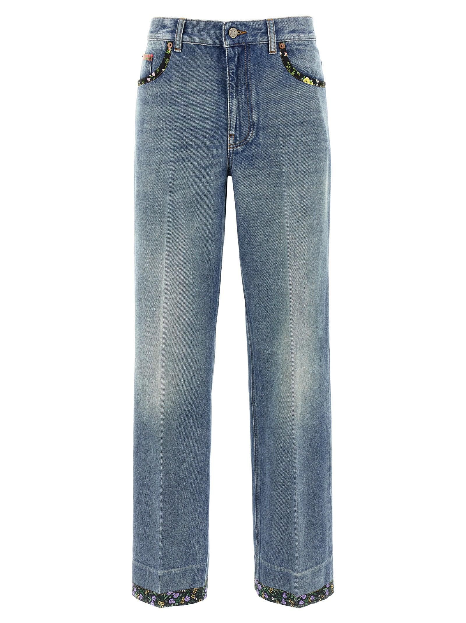 【関税込み】Valentino Garavani turn-up jeans Valentino Garavani Denim Jeans | Saks Fifth Avenue