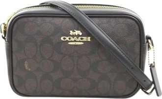 Coach Pre-owned Shoulder Bag - Dames - Vintage Schoudertas - Bruin - ONE Size - Leer - Vintage
