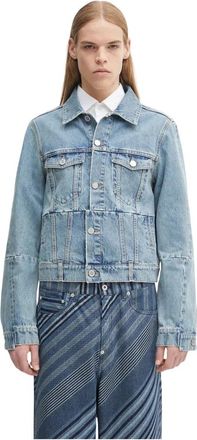 VETEMENTS Cut-Up Denim Jack - Heren - Spijkerjassen - Blauw - XL - Denim - Jassen
