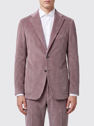 Tagliatore Blazer monopetto in pura lana con rever classici e tasche a toppa