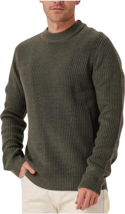 Dstrezzed Crew Ribknit - Heren - Ronde hals truien - Groen - XL - Truien & Vesten