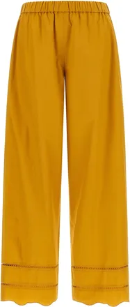 Fabiana Filippi Bicolor Cotton Casual Womens Pants