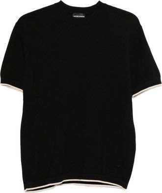 Emporio Armani T-shirt in maglia di cotone Emporio Armani
