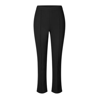 Mads Norgaard Slim-Fit Cigarette Trousers Black - female - Mads N&oslash;rgaard - Wide Trousers - Black - XL - Trousers