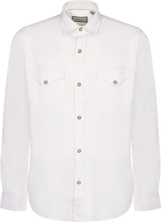 Canali Csl 7066 Shirt - Heren - Casual Overhemden - Wit - XL - Overhemden