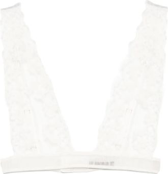 Kiki De Montparnasse Reggiseno Tetine in pizzo - Bianco