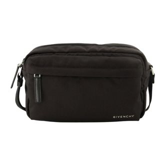 Givenchy Tassen, Heren, Zwart, ONE Size, Leer, Essential U Crossbody Bag