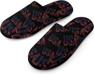 Generic U.S.A Mens Cozy Memory Foam Slippers Warm Cotton House Shoes Comfy Slipper for Indoor Outdoor