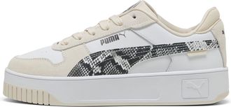Puma Womens Carina Street Snake Chic Sneaker, White-Alpine Snow, 6.5 UK
