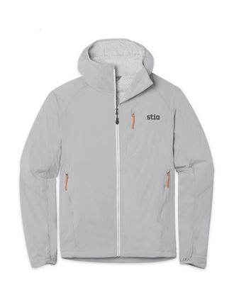 Stio | Mens Dawner Hooded Jacket, Size Extra Large in Alloy Grey