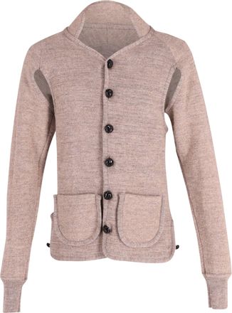 Vivienne Westwood Cut Out Cardigan in Beige Wool