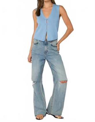 Velvet Heart Rosina Knit Vest In Light Blue