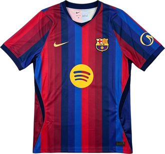 Nike x F.C. Barcelona 2026/27 Stadium Home Dri-FIT Replica T-Shirt Deep Garnet Blue Void Blackened Blue II1872-683