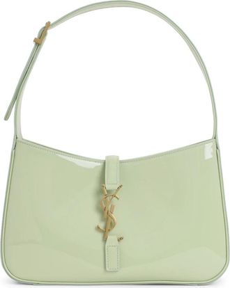 Saint Laurent Shoulder Bags, female, Green, Size: ONE SIZE Le 5 &Agrave; 7 Shoulder Bag