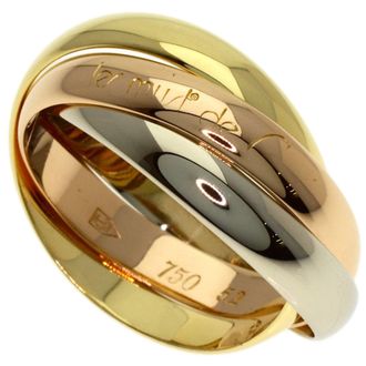 Cartier Trinity Yellow Gold (18K) Pink Gold (18K) White Gold (18K) Band Ring (Pre-Owned)