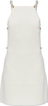 Cult Gaia Melba Jurk - Dames - Korte kleedjes - Beige - M - Leer - Kleedjes