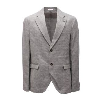 Officina36 Blazers, male, Gray, Size: S 1996S Ettore Jacket