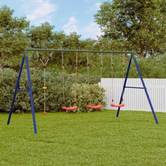 vidaXL Juego De Columpios De Exterior Con Columpios Y Cuerda De Discos Vidaxl