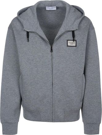 Dolce & Gabbana Sweatshirts & Hoodies - Heren - Sweatshirts & Hoodies - Grijs - Maat: XL