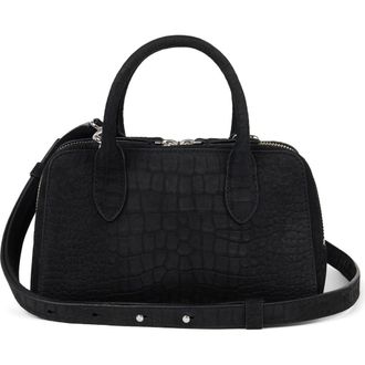 WE-AR4 The Ivy 22 Leather Satchel in Black at Nordstrom