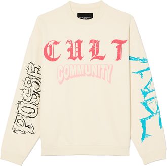 Cult of Individuality NOVELTY FLEECE CREW SWEATSHIRT